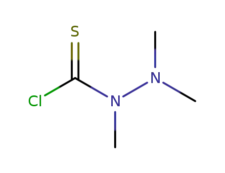 Molecular Structure of 38945-10-7 (Hydrazinecarbothioyl chloride, trimethyl-)