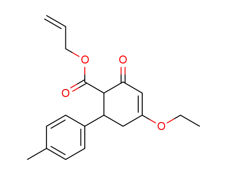 4-Ethoxy-2-oxo-6-p-tolyl-cyclohex-3-enecarboxylic acid allyl ester