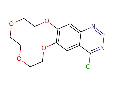 4-chloro-7,8,10,11,13,14-hexahydro-6,9,12,15-tetraoxa-1,3-diaza-cyclododeca[b]naphthalene