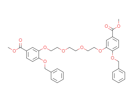 α,ω-bis(2'-benzyloxy-5'-carbomethoxyphenoxy)-3,6-dioxaoctane