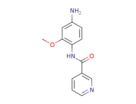 Molecular Structure of 552814-16-1 (N-(4-amino-2-methoxyphenyl)nicotinamide)