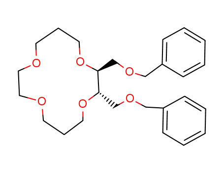 Molecular Structure of 126277-52-9 ((2S,3S)-(-)-2,3-bis(benzyloxymethyl)-1,4,8,11-tetraoxacyclotetradecane)