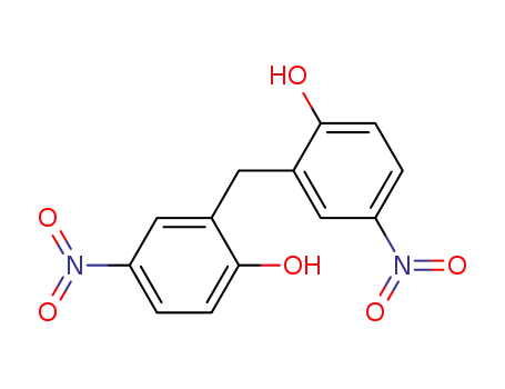 Molecular Structure of 5461-78-9 (2-[(2-hydroxy-5-nitro-phenyl)methyl]-4-nitro-phenol)