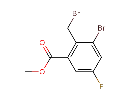 methyl 3-bromo-2-(bromomethyl)-5-fluorobenzoate
