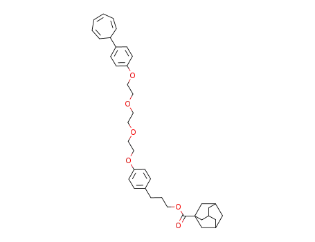 adamantane-1-carboxylic acid 3-[4-(2-{2-[2-(4-cyclohepta-2,4,6-trienyl-phenoxy)-ethoxy]-ethoxy}-ethoxy)-phenyl]-propyl ester