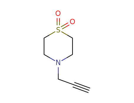 4-propargylthiomorpholine 1,1-dioxide  CAS NO.10442-03-2