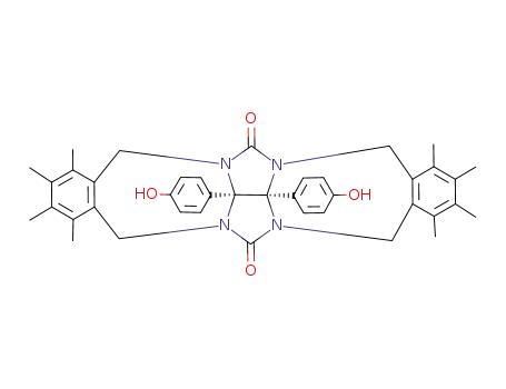 13b,13c-di(4-hydroxyphenyl)-1,2,3,4,8,9,10,11-octa-methyl-5,7,12,13b,13c,14-hexahydro-5a,6a,12a,13a-tetraazabenzo[5,6]azuleno[2,1,8-ija]benzo[f]azulene-6,13-dione