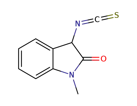 Molecular Structure of 1287715-28-9 (3-isothiocyanato-1-methylindolin-2-one)