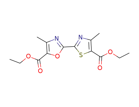 ethyl 2-(5-(ethoxycarbonyl)-4-methylthiazol-2-yl)-4-methyloxazole-5-carboxylate