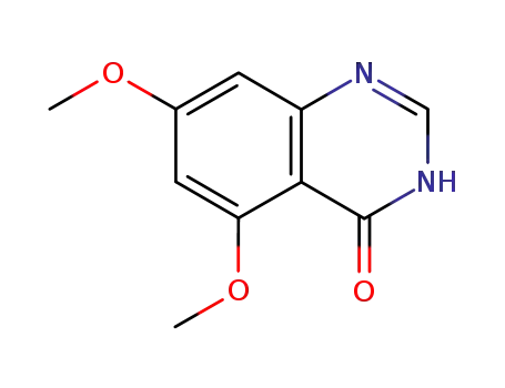 Molecular Structure of 379228-27-0 (5,7-dimethoxyquinazolin-4(3H)-one)