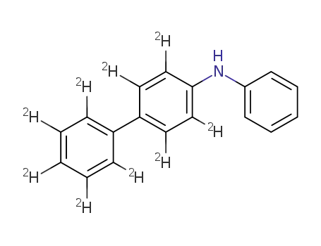 Molecular Structure of 1228592-59-3 ([(biphenyl-d9)-4-yl]-phenylamine)