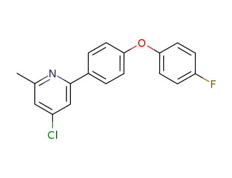 Pyridine, 4-chloro-2-[4-(4-fluorophenoxy)phenyl]-6-methyl-