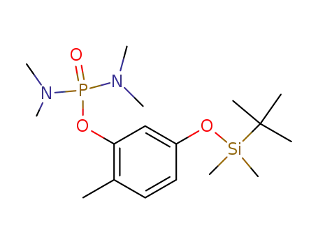 2-Methyl-5-(tert-butyldimethylsilyloxy)phenyl N,N,N',N'-tetramethylphosphorodiamidate