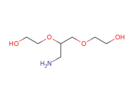 Molecular Structure of 83585-69-7 (2-[1-Aminomethyl-2-(2-hydroxy-ethoxy)-ethoxy]-ethanol)