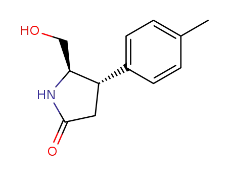 2-Pyrrolidinone, 5-(hydroxymethyl)-4-(4-methylphenyl)-, trans-
