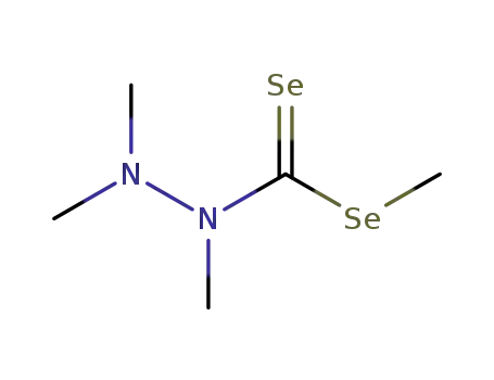 Molecular Structure of 53519-88-3 (Methyl-N<sup>2</sup>,N<sup>3</sup>,N<sup>3</sup>-trimethyl-diselenocarbazat)