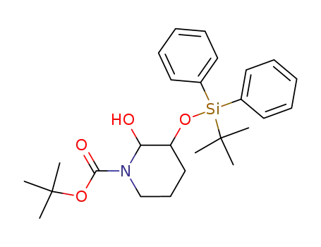 1-(tert-butoxycarbonyl)-3-[(tert-butyldiphenylsilyl)oxy]-2-hydroxypiperidine