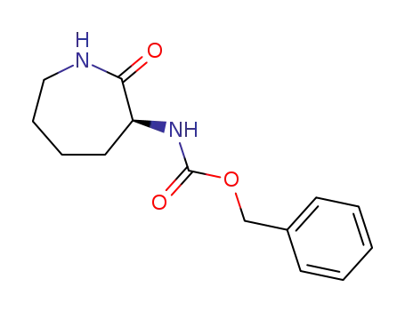 Molecular Structure of 103478-12-2 (BENZYL (S)-(2-OXOAZEPAN-3-YL)CARBAMATE)
