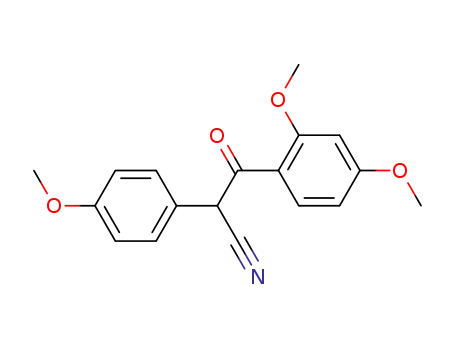 3-(2,4-dimethoxyphenyl)-2-(4-methoxyphenyl)-3-oxopropanenitrile