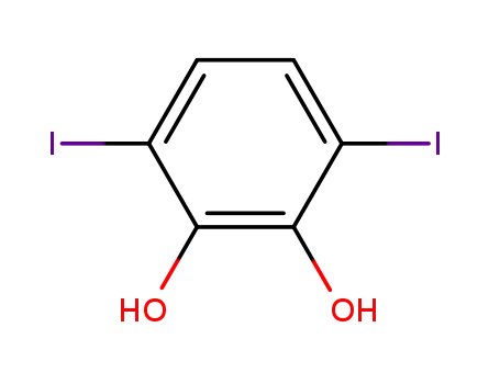 Molecular Structure of 361525-84-0 (1,2-Benzenediol, 3,6-diiodo-)