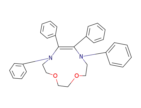 Molecular Structure of 72055-02-8 (7,8,9,10-tetraphenyl-1,4-dioxa-7,10-diaza-cyclododec-8-ene)