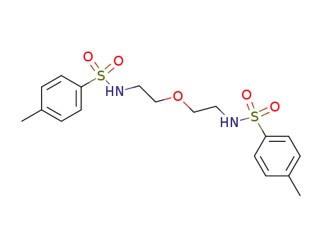 Molecular Structure of 59945-34-5 (N,N'-Bis(p-tolylsulfonyl)-1,5-diamino-3-oxapentane)