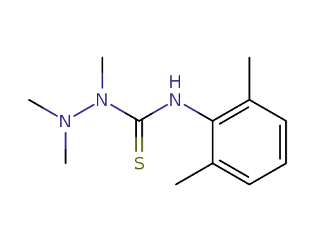Molecular Structure of 63471-63-6 (Hydrazinecarbothioamide, N-(2,6-dimethylphenyl)-1,2,2-trimethyl-)