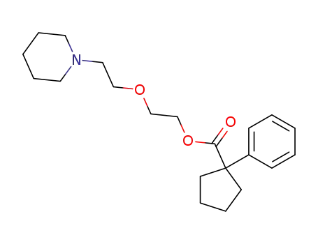 1-phenyl-cyclopentanecarboxylic acid-[2-(2-piperidino-ethoxy)-ethyl ester]