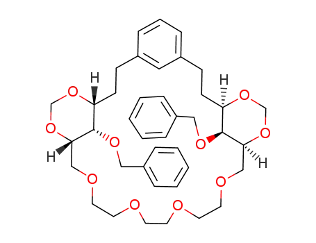 (4R,8S,21S,25R,33S,34S)-33,34-di(phenylmethoxy)-5,7,10,13,16,19,22,24-octaoxatetracyclo<26.3.1.1<sup>4,8</sup>.1<sup>21,25</sup>>tetratriaconta-1(32),28,30-triene