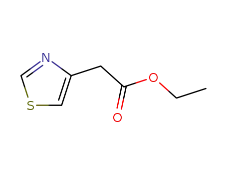 Molecular Structure of 120155-43-3 (4-Thiazoleacetic acid, ethyl ester)