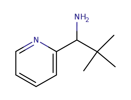 Molecular Structure of 58088-73-6 (2,2-Dimethyl-1-pyridin-2-yl-propylamine)