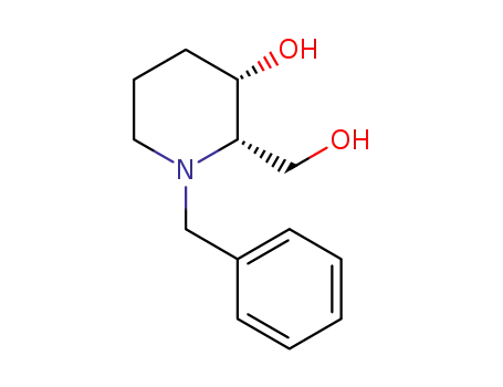 (+)-(2S,3S)-1-benzyl-3-hydroxypiperidine-2-methanol