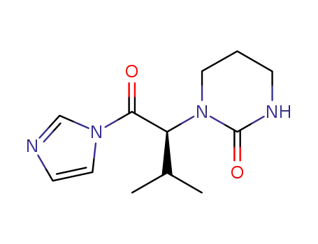 1H-Imidazole,
1-[(2S)-3-methyl-1-oxo-2-(tetrahydro-2-oxo-1(2H)-pyrimidinyl)butyl]-