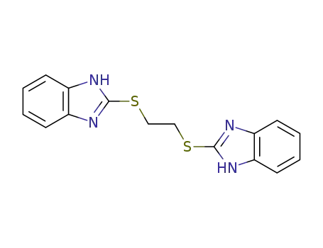 Molecular Structure of 21224-37-3 (2-[2-(1H-benzoimidazol-2-ylsulfanyl)ethylsulfanyl]-1H-benzoimidazole)