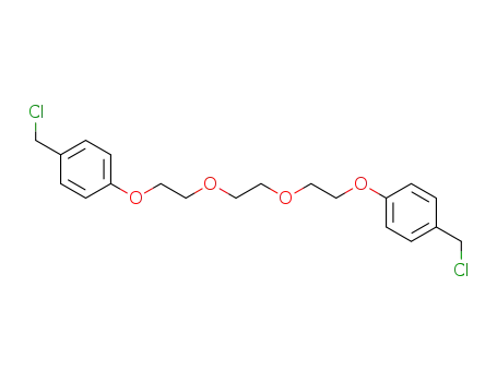 Molecular Structure of 197573-07-2 (1,1'-[ethane-1,2-diylbis(oxyethane-2,1-diyloxy)]bis[4-(chloromethyl)benzene])