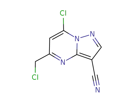 7-chloro-5-(chloroMethyl)pyrazolo[1,5-a]pyriMidine-3-carbonitrile