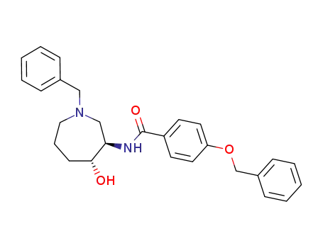 N-[(3R,4R)-hexahydro-4-hydroxy-1-(phenylmethyl)-1H-azepin-3-yl]-4-(phenylmethoxy)benzamide