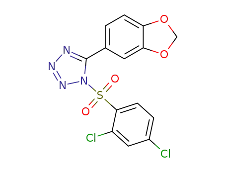 5-(1,3-benzodioxol-5-yl)-1-[(2,4-dichlorophenyl)sulfonyl]-1H-tetrazole