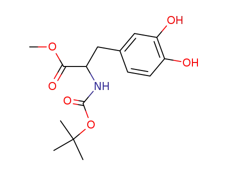 methyl N-(tert-butyloxycarbonyl)-3,4-bis(hydroxy)phenylalanine carboxylate