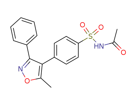N-((4-(5-메틸-3-페닐이속사졸-4-일)페닐)술포닐)아세트아미드