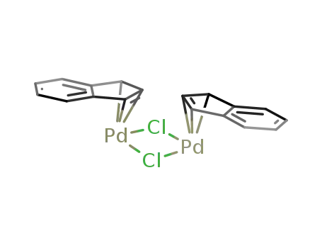 Molecular Structure of 90624-27-4 (bis(μ-chloro)bis(η3-indenyl)dipalladium(II))