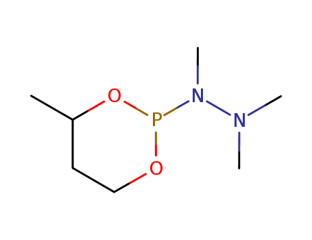Hydrazine, trimethyl(4-methyl-1,3,2-dioxaphosphorinan-2-yl)-, trans-