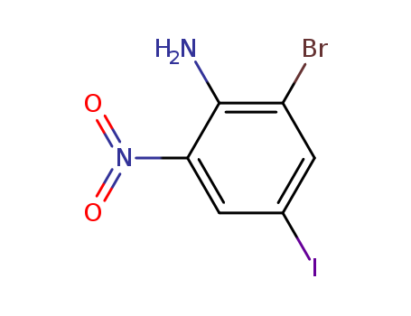 2-broMo-4-iodo-6-nitro-aniline