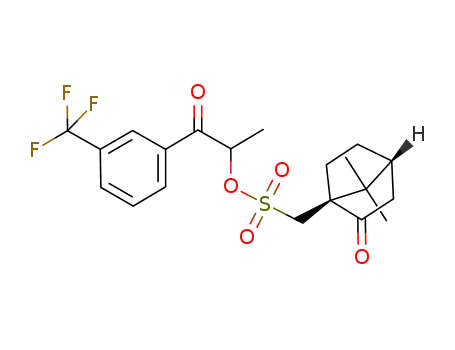2-(camphorsulfonyl)-m-(trifluoromethyl)propiophenone