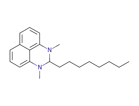 Molecular Structure of 135838-72-1 (1H-Perimidine, 2,3-dihydro-1,3-dimethyl-2-octyl-)