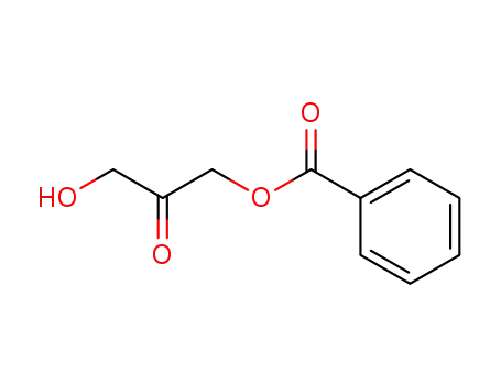 Molecular Structure of 29751-66-4 (2-Propanone, 1-(benzoyloxy)-3-hydroxy-)