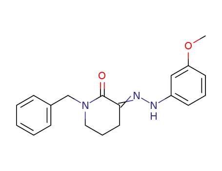 1-Benzyl-3-[(3-methoxy-phenyl)-hydrazono]-piperidin-2-one