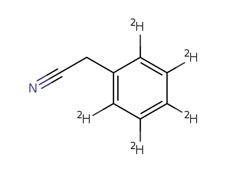 Molecular Structure of 70026-36-7 (PHENYL-D5-ACETONITRILE)