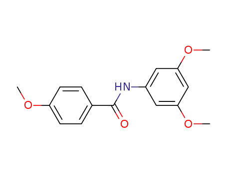 Molecular Structure of 134029-84-8 (N-(3,5-Dimethoxyphenyl)-4-methoxybenzamide)