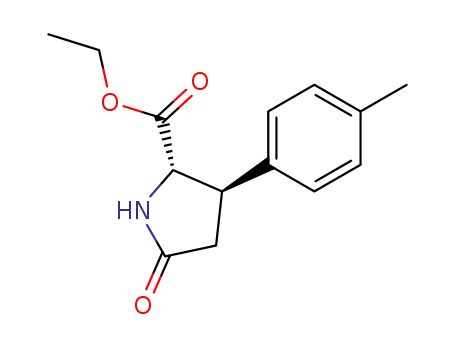 trans-2-Ethoxycarbonyl-3-(4-methyl-phenyl)-pyrrolidon-5